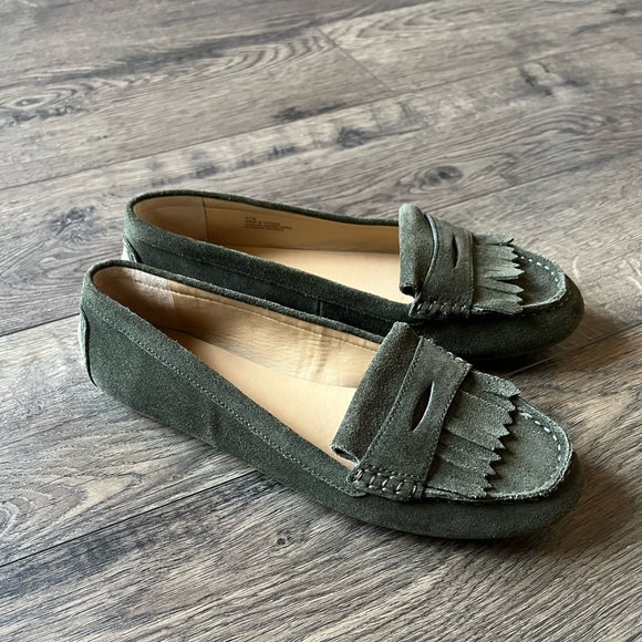 Talbots: Everson Kiltie Penny Keeper Driving Moccasins - Suede BRAND NEW - Picture 4 of 5